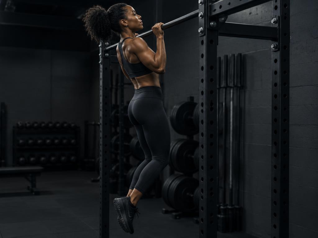 Weighted chin-up correct form preview