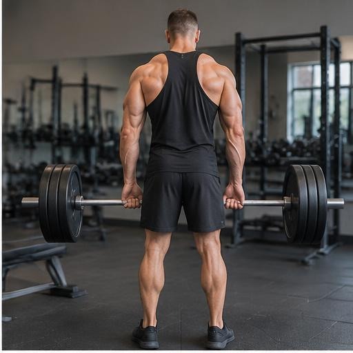 Barbell shrug correct form preview
