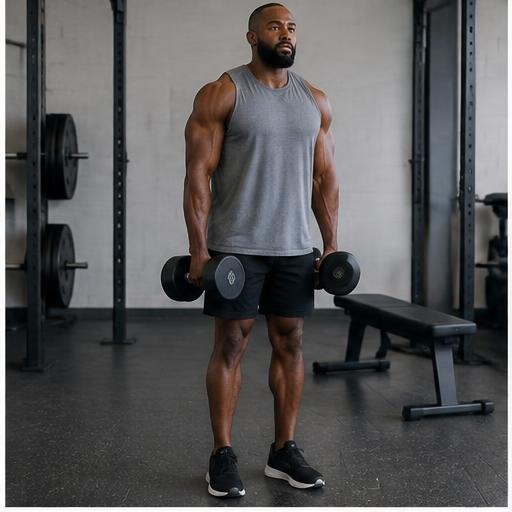 Dumbbell shrug correct form preview