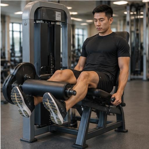 Leg extension correct form preview
