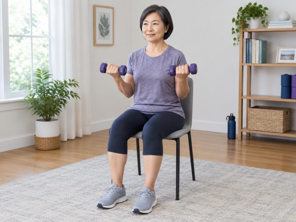 Seated curl correct form preview