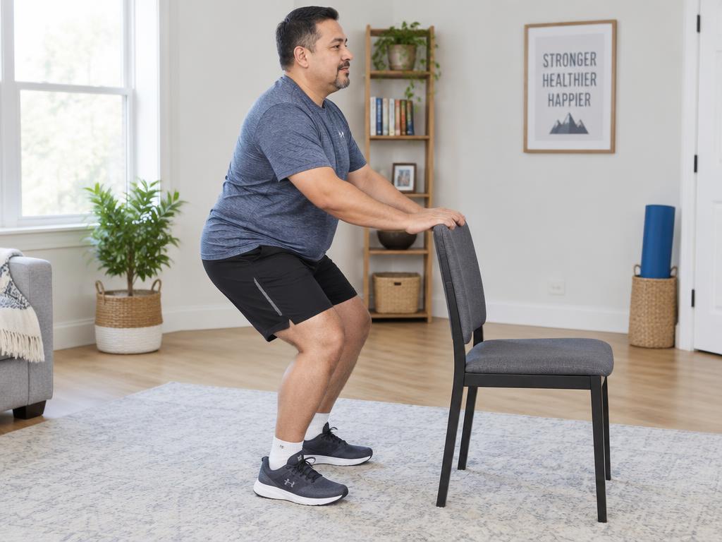 Chair sit-to-stand correct form preview