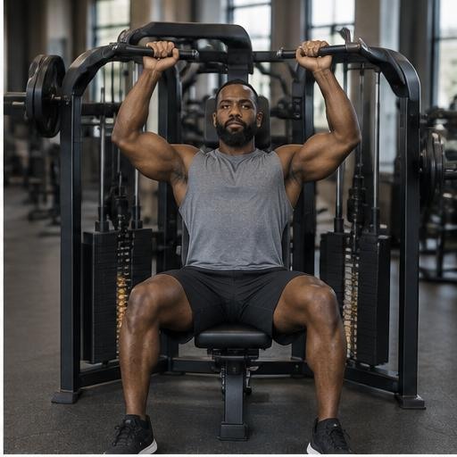 Machine shoulder press correct form preview