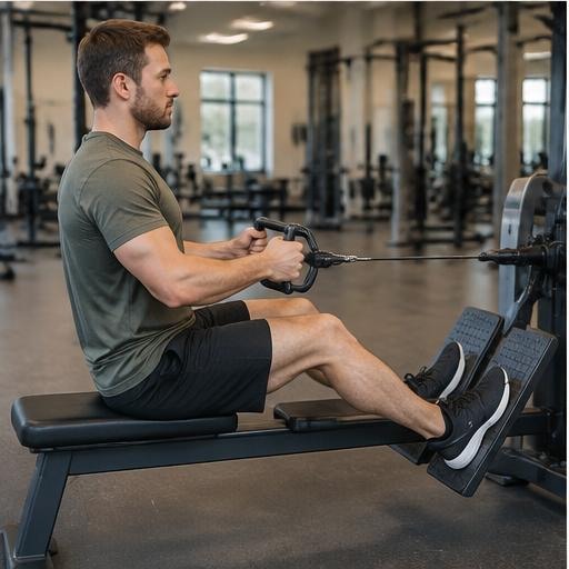 Seated cable row correct form preview